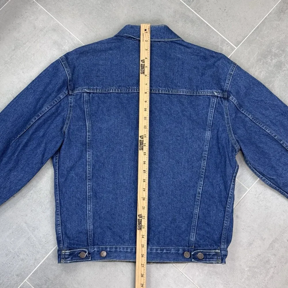 Vintage Bristol Blues Denim Jean Jacket Men's L USA 90s Trucker Type 3